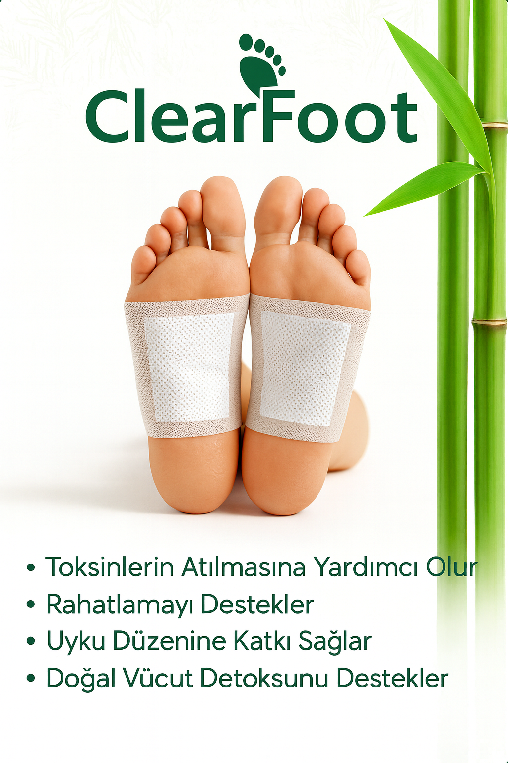 ClearFoot Ayak Detoks Bandı (10 adet)