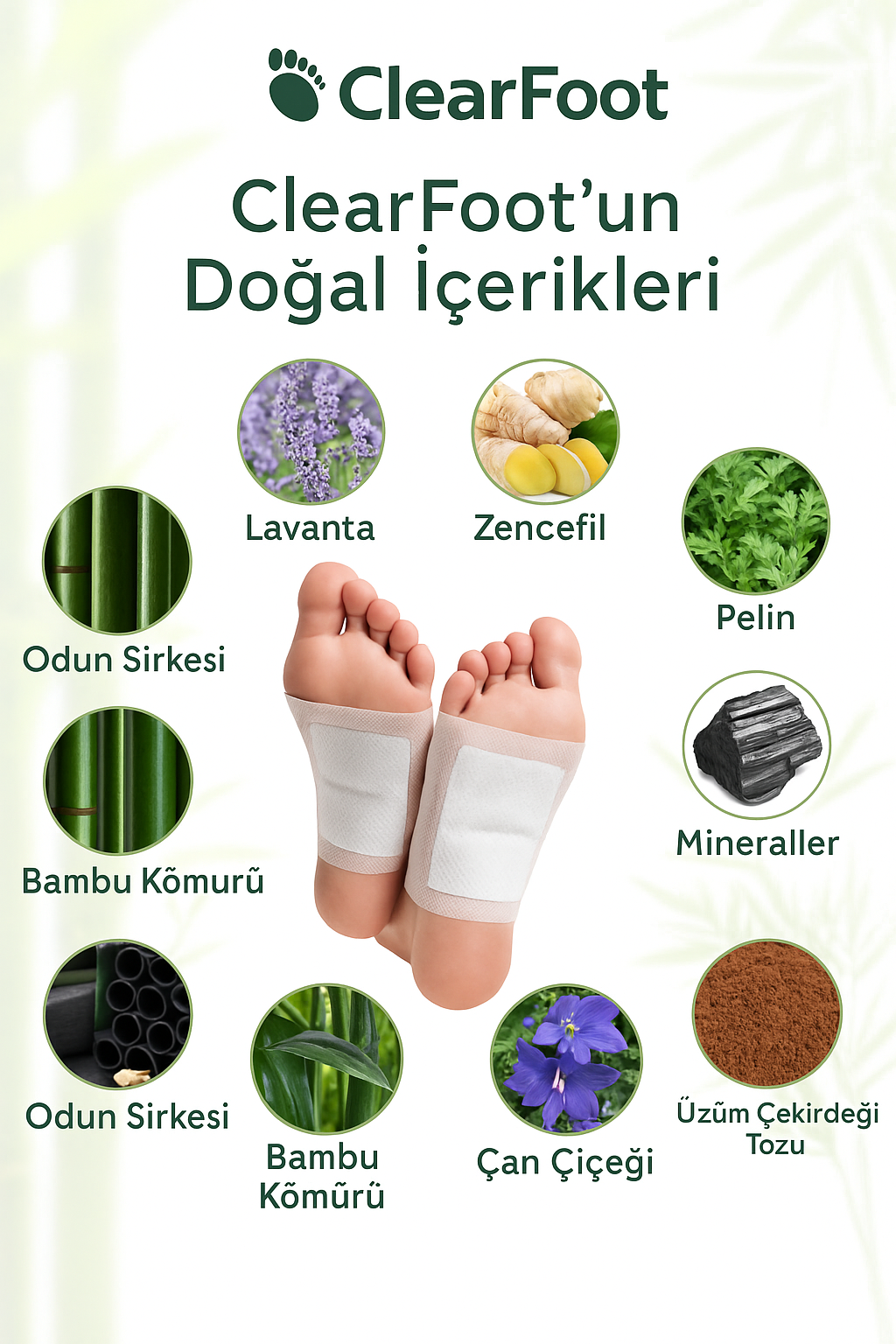 ClearFoot Ayak Detoks Bandı (10 adet)